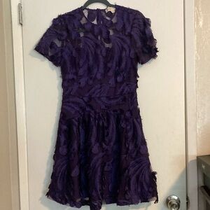 MICHAEL Michael Kors Purple Mini Dress